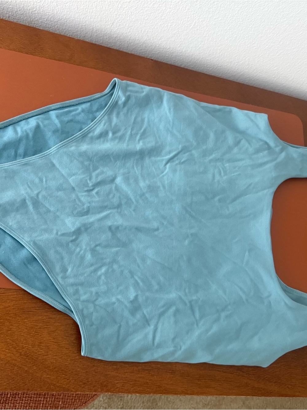 A new day Light Blue Sleeveless Bodysuit